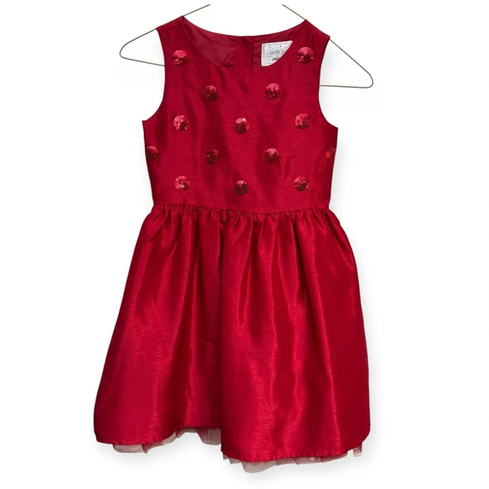 Gymboree Girls Dressed‎ Up Fancy Dress with Sequins Size 7